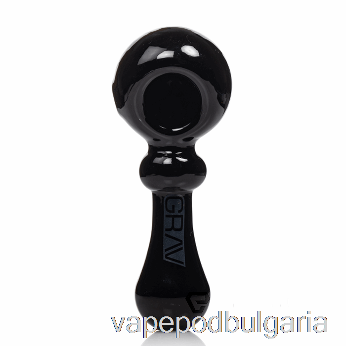 Vape 10000 Дръпки Grav Bauble Spoon черен